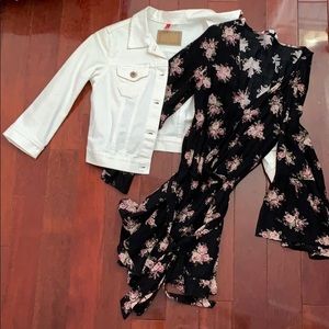 White jean jacket size 6